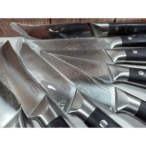 Set of 8 Cutluxe artisan steak knives - Picture 2 of 2